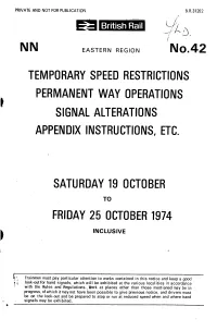 Nn Temporary Speed Restrictions Permanent
