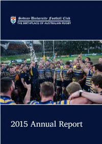 2015 SUFC Annual Report
