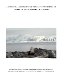 A Statistical Assessment of the Status and Trends of Antarctic and Subantarctic Seabirds