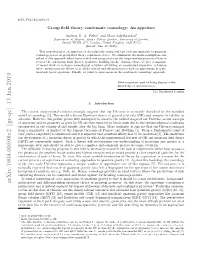Group Field Theory Condensate Cosmology: an Appetizer