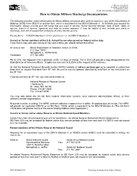 How to Obtain Military Discharge Documentation