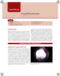 Fungal Rhinosinusitis Eng Cern Gan, Amin R Javer