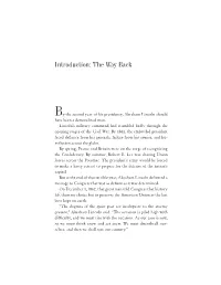 Introduction: the Way Back