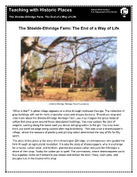 The Shields-Ethridge Farm: the End of a Way of Life