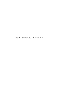 1998 ANNUAL REPORT Company Description