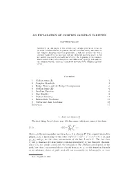 AN EXPLORATION of COMPLEX JACOBIAN VARIETIES Contents 1