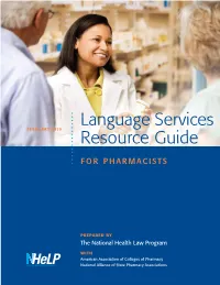 Language Services Resource Guide