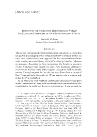 Travis B. Williams Introduction the Ancient Convention of Civic Benefaction