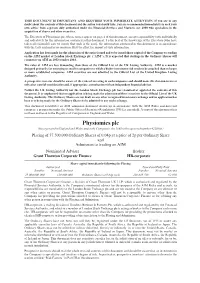 Admission Document Drawn up in Accordance with the AIM Rules and Does Not Comprise a Prospectus Under the Public O¡Ers of Securities Regulations 1995 (As Amended)