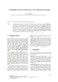 An Empirical Evaluation of a Gpu Radiosity Solver