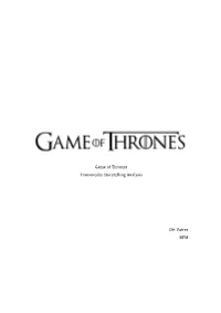 Game of Thrones Analysis