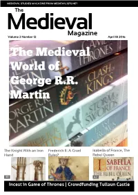 The Medieval World of George R.R. Martin