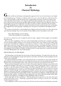 Introduction to Classical Mythology