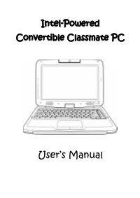 2Go Convertible Classmate PC User Manual