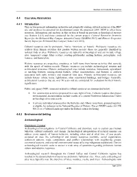 Chapter 4.4 Cultural Resources