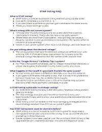 STAR Voting FAQ