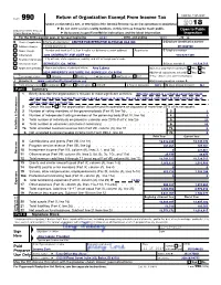 2018 ▶ Do Not Enter Social Security Numbers on This Form As It May Be Made Public