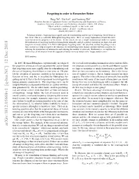 Arxiv:1812.05668V1 [Q-Bio.NC] 12 Dec 2018 Hnoekoshwt Epnete Npoe As Nor- in Ways