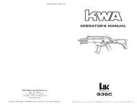 Operator's Manual