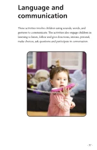 Language and Communication