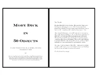 Moby Dick in 50 Objects