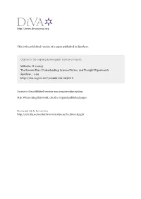 The Forever War: Understanding, Science Fiction, and Thought Experiments Synthese, : 1-24