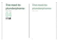 The Road to Plunderphonia Plunderphonia C H R I S C U T L E R C H R I S C U T L E R 0 4