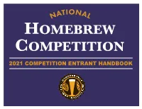 2021 Competition Entrant Handbook