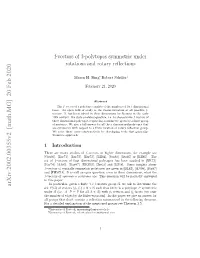 F-Vectors of 3-Polytopes Symmetric Under Rotations and Rotary Reflections