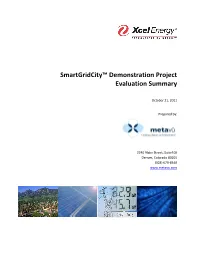 Smartgridcity™ Demonstration Project Evaluation Summary
