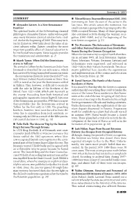 SUMMARY Alexander Zaitsev. Is a New Renaissance Possible? The