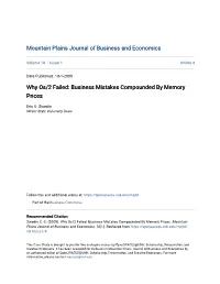 Why Os/2 Failed: Business Mistakes Compounded by Memory Prices