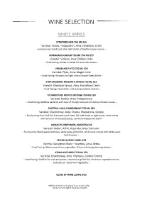 Wine Selection