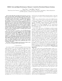 FIRM: Fair and High-Performance Memory Control for Persistent Memory Systems