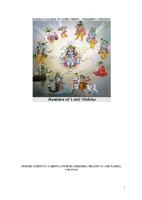 1 Dashaavataras of Lord Vishnu