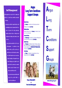 Angus Long Term Conditions Support Group (ALTCSG)