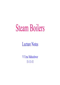 Boilers Leture Notes VUM