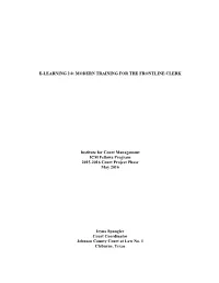 E-Learning 2.0: Modern Training for the Frontline Clerk