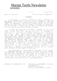 Marine Turtle Newsletter IUCN/SSC