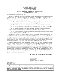 Proxy Statement