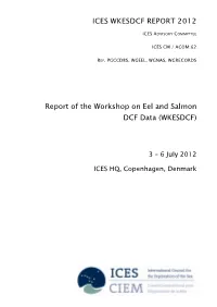 Report of the Workshop on Eel and Salmon DCF Data (WKESDCF)