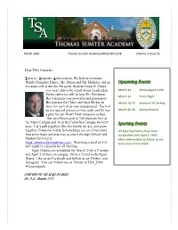 Upcoming Events Sporting Events