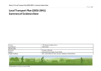 LTP Summary Evidence Base