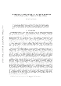 A Diagrammatic Presentation and Its Characterization of Non-Split Compact Surfaces in the 3-Sphere