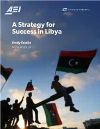A Strategy for Success in Libya