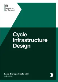 Cycle Infrastructure Design