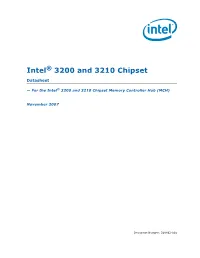 Intel(R) X38 Chipset External Design Specification