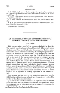 An Irreducible Unitary Representation of a Compact Group Is Finite Dimensional