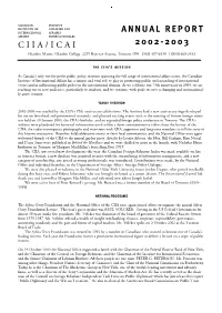Annual Report 2002-2003