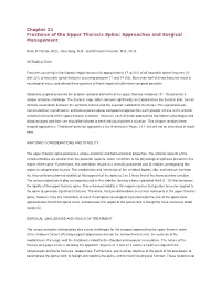 Chapter 21 Fractures of the Upper Thoracic Spine: Approaches and Surgical Management